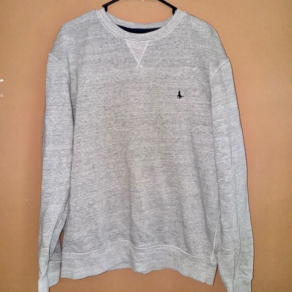 Jack Wills Men's Crewneck Knit Grey Long Sleeve Sweater - Size Large - Picture 5 of 10